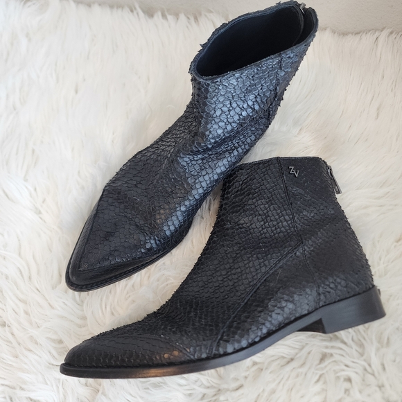 Zadig & Voltaire Shoes - ZADIG & VOLTAIRE LEATHER ANKLE BOOTS WOMENS SIZE 38
